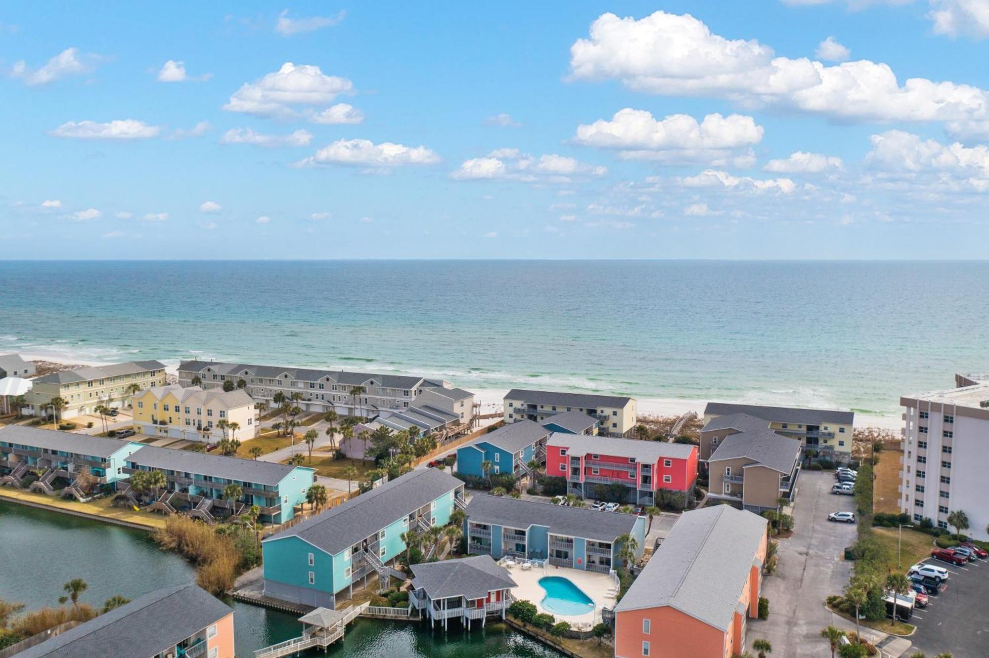 Villas On The Gulf L1- Ocean View Steps To Beach! ペンサコーラ・ビーチ エクステリア 写真
